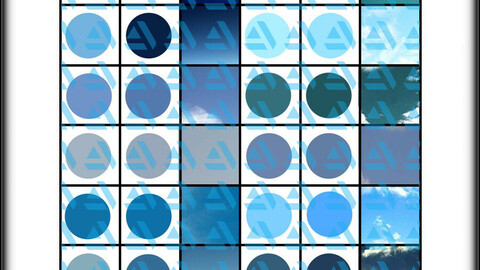 day sky color palette for Clip Studio Paint and Ex