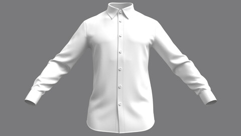 Mens Shirt Basic  (Marvelous Designer / Clo 3D project)