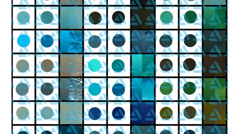 water gradient palette for Clip Studio Paint and Ex