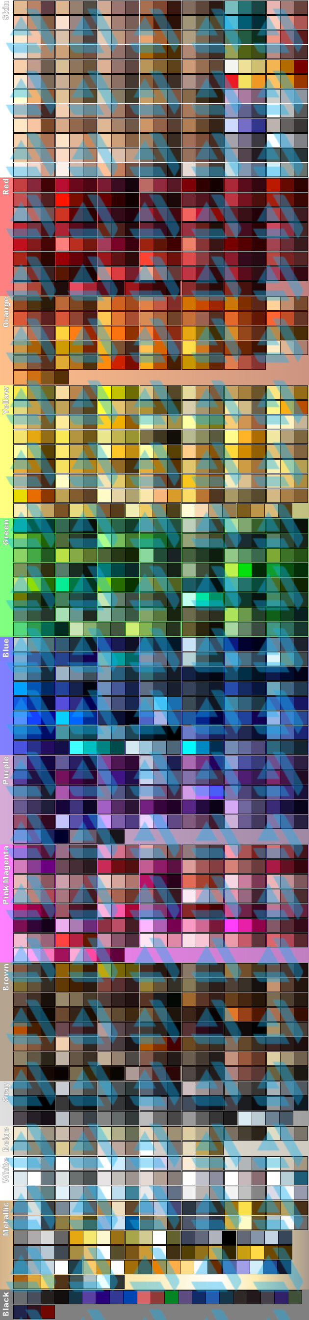 Artstation - Color Palette 21 For Clip Studio Paint And Ex 