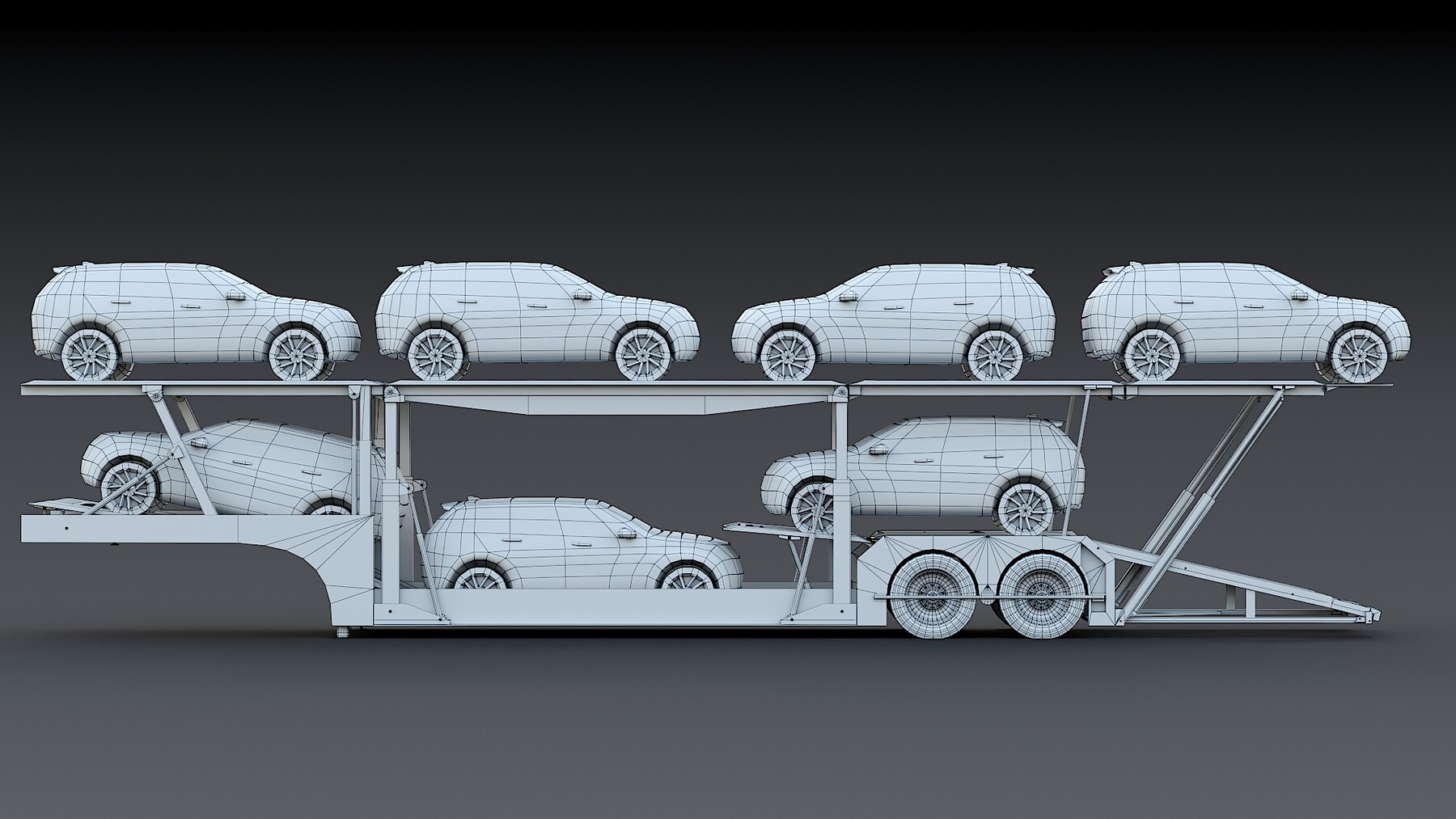 ArtStation Car carrier Game Assets