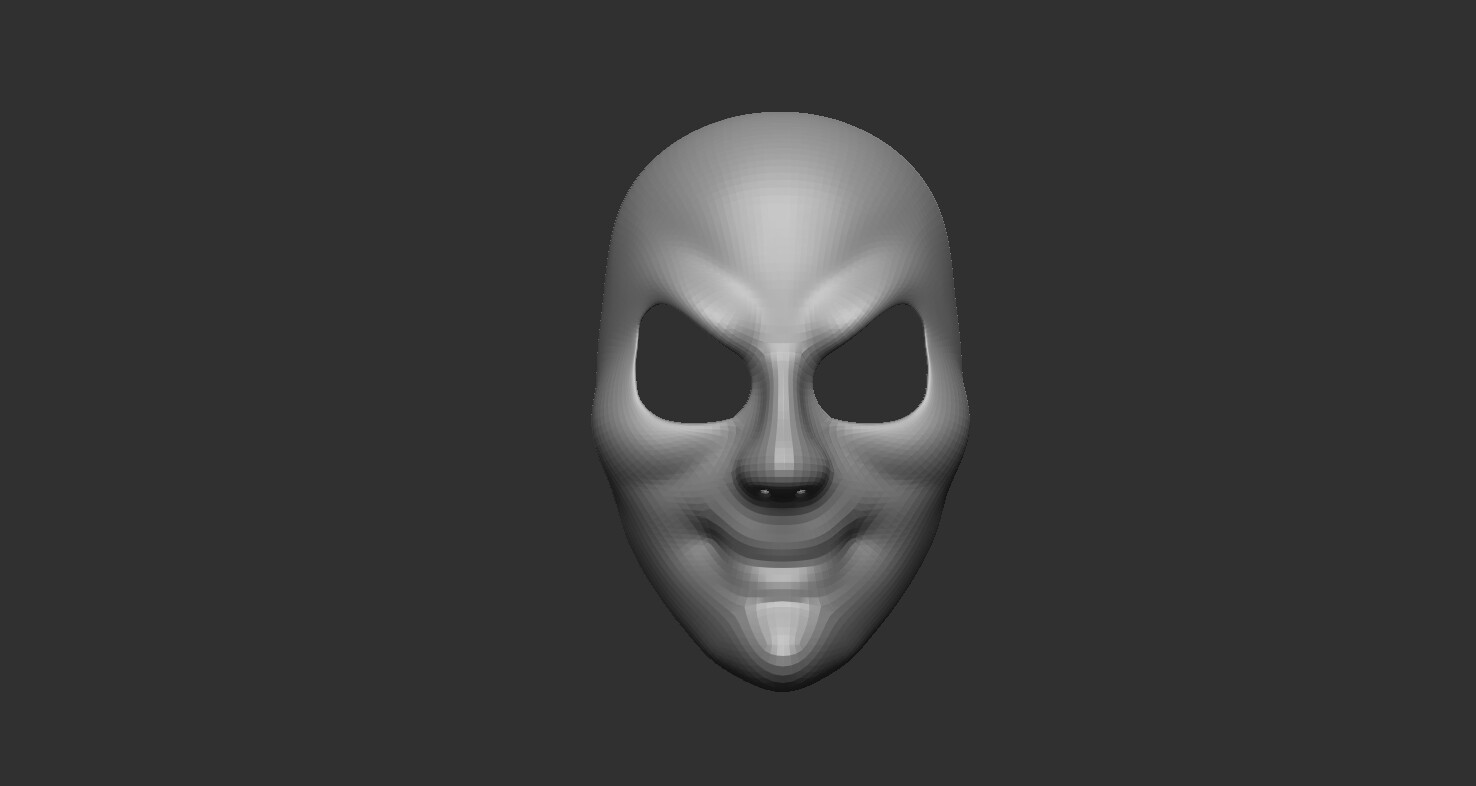 ArtStation - 20 Carnival or theater mask base mesh low poly Zbrush IMM ...