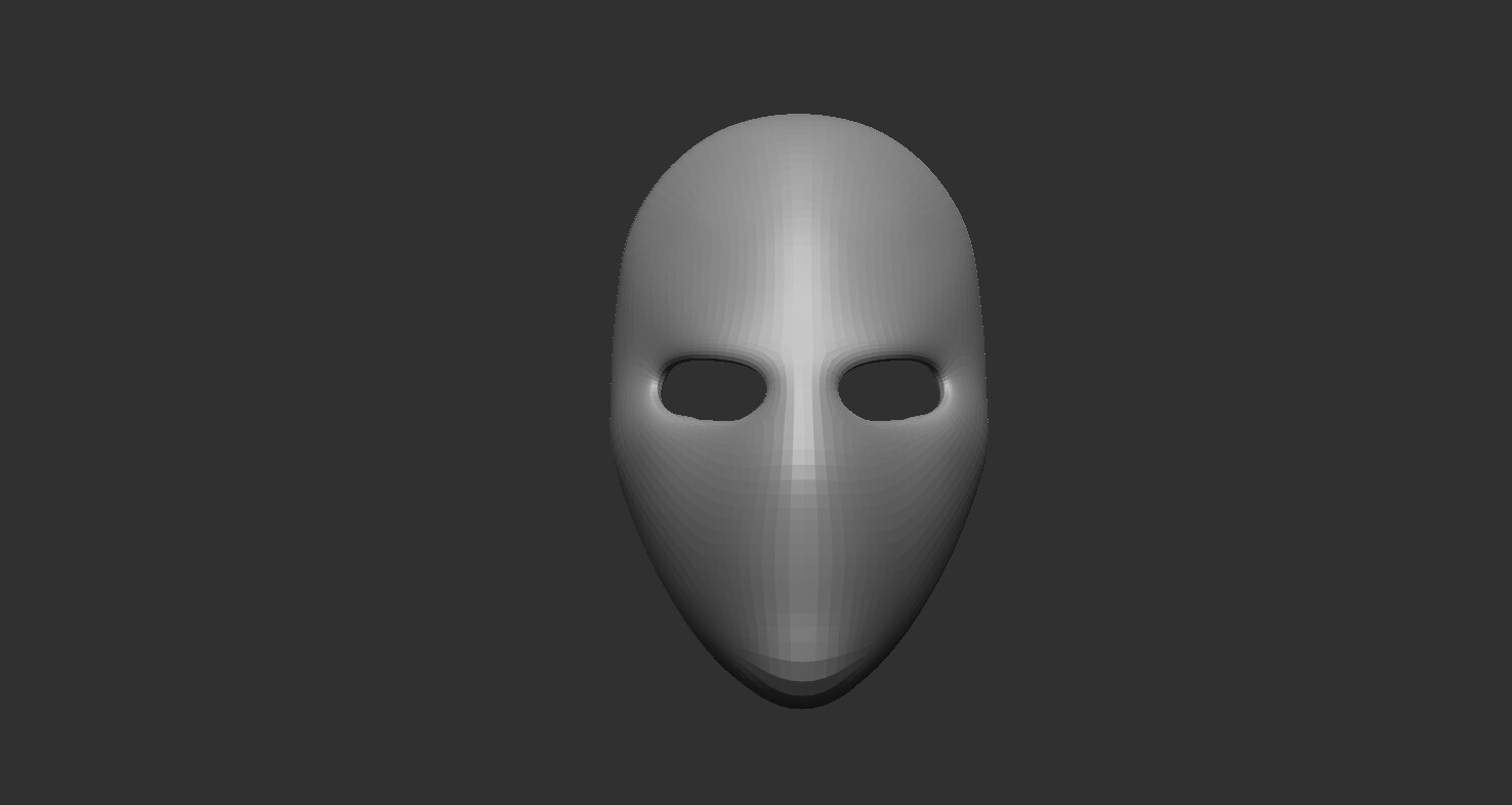 ArtStation - 20 Carnival or theater mask base mesh low poly Zbrush IMM ...