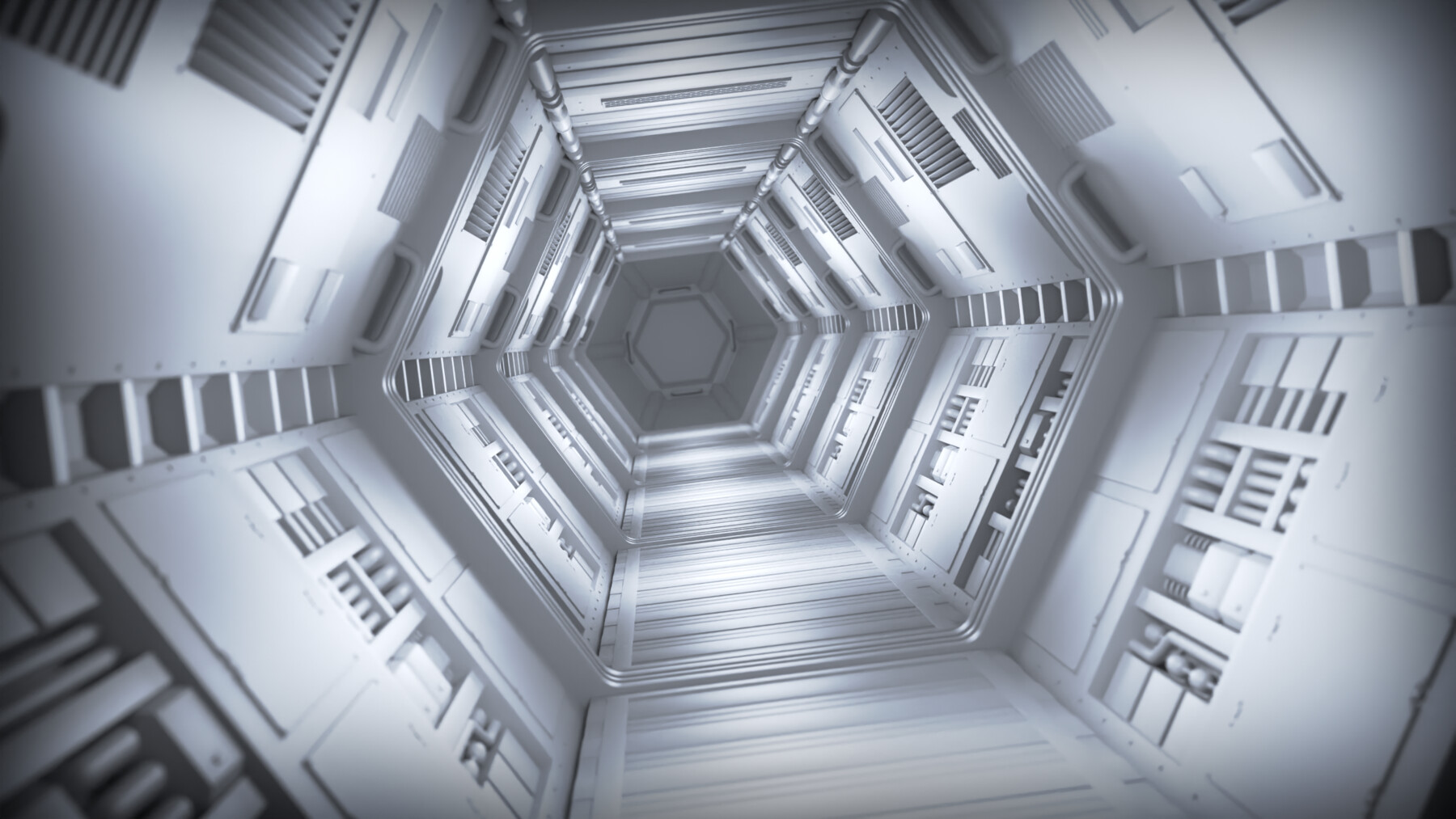 ArtStation Space Station Corridor (Blender Tutorial Series) Tutorials
