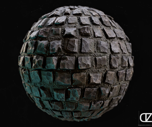 ArtStation - PBR - COBBLE STONE , MEDIEVAL, FLOOR - 4K MATERIAL | Game