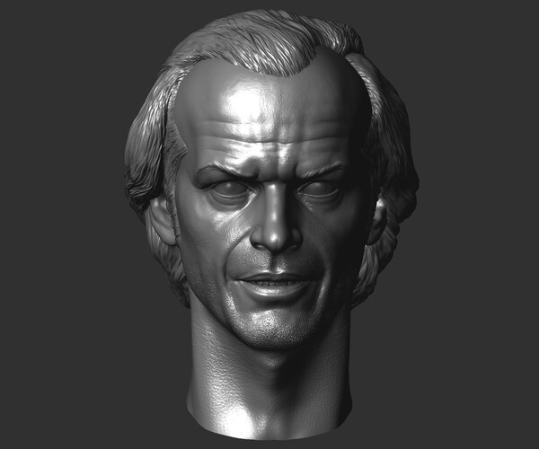 ArtStation - Jack Torrance - Jack Nicholson Head 3D print model | Resources