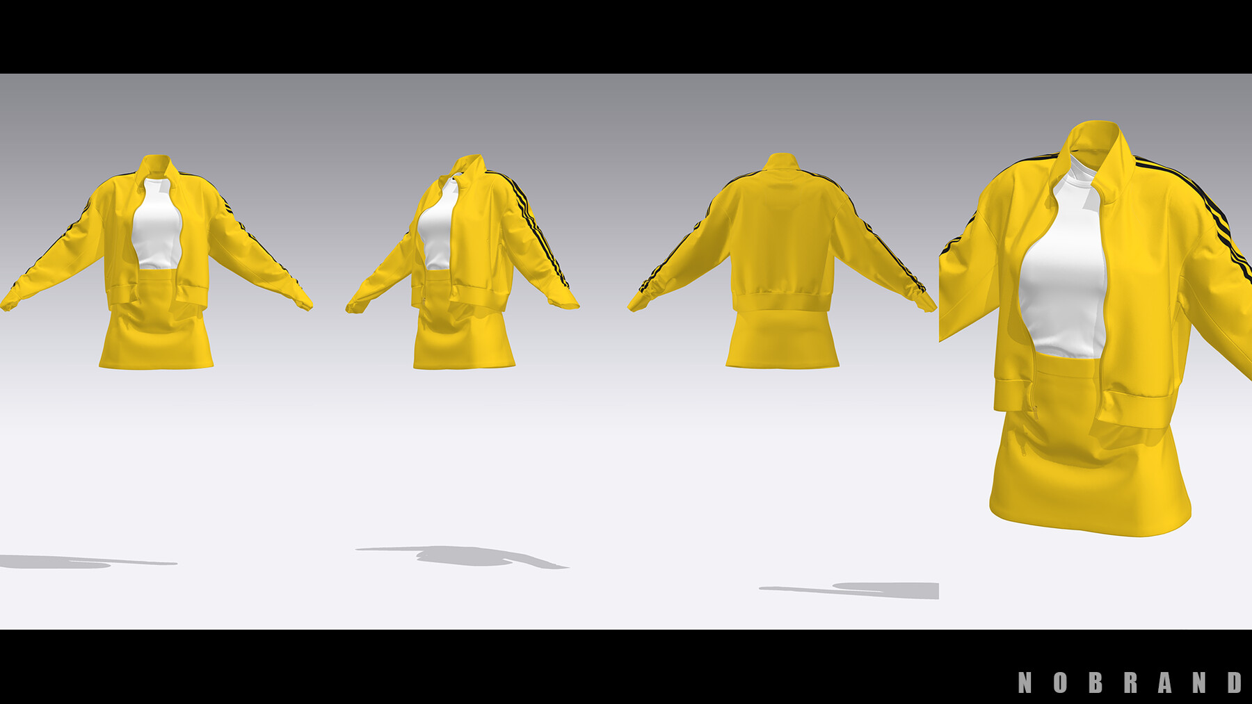 ArtStation - Womens - Training Outfit | Game Assets