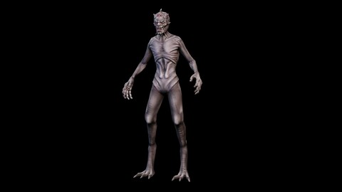 Creature_1 low-poly