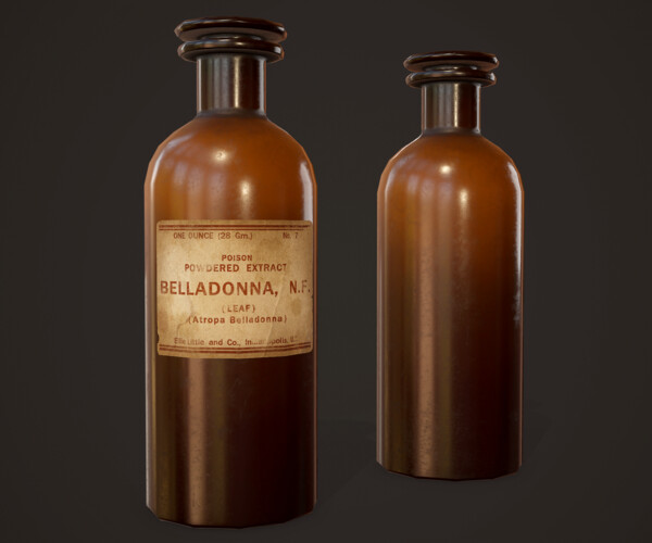 ArtStation - Antique Apothecary Bottles, Medical Bottles