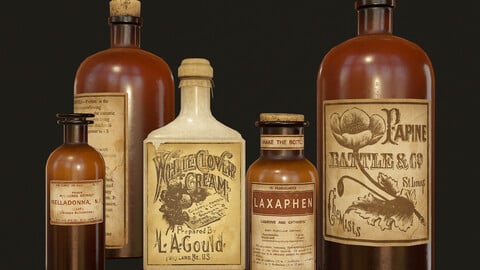 Antique Apothecary Bottles | Medical Bottles