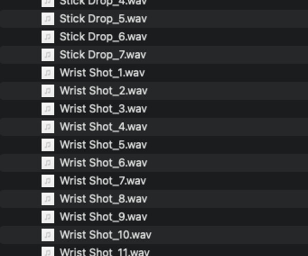 ArtStation Hockey Sound Effects Game Assets