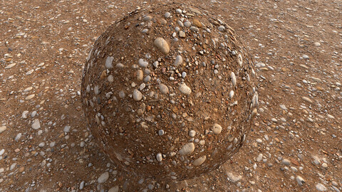 Gravel (299) - Photogrammetry based Environment Material