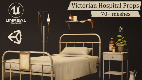 Victorian Hospital Props Pack