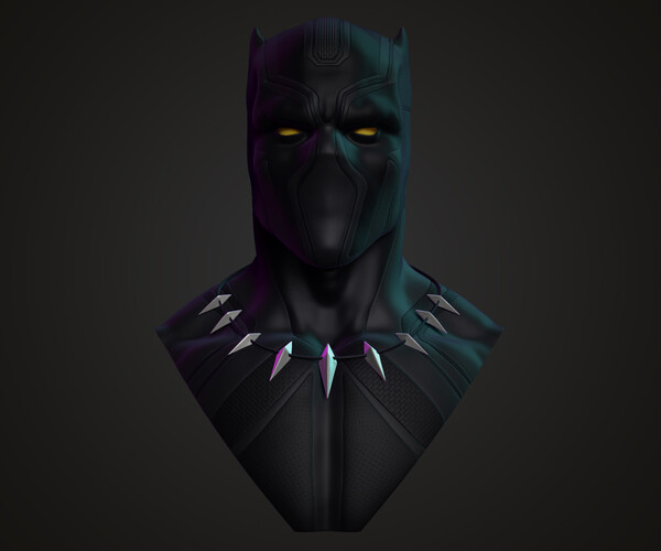 ArtStation - Bust Black Panther | Resources