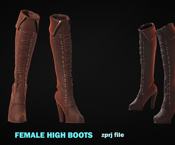 female high boots