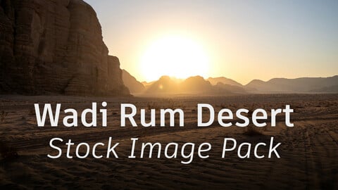 Wadi Rum Desert - Stock Image Pack 02