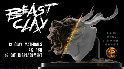 Beast Clay - PBR Materials - real world based