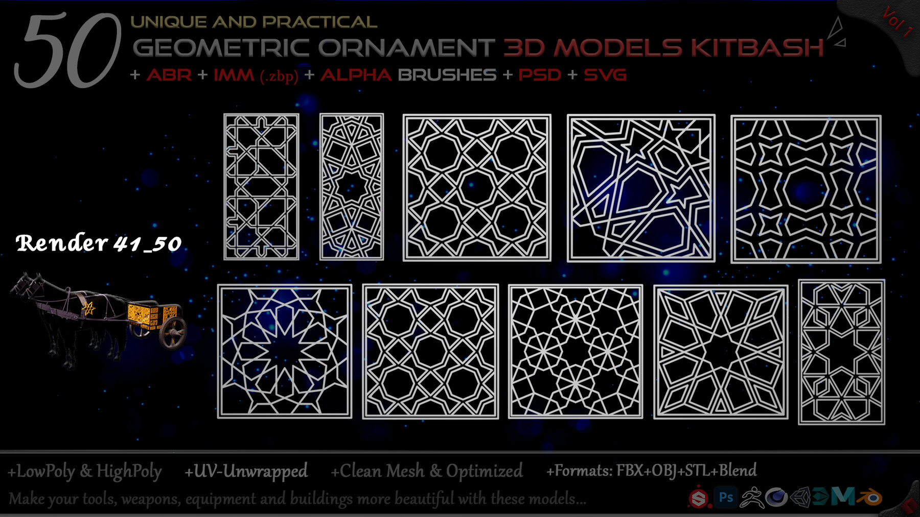 geometric 3d models