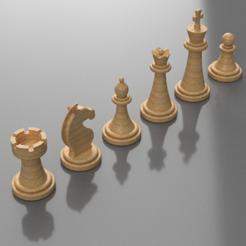 Chess 3d model 3s Printer