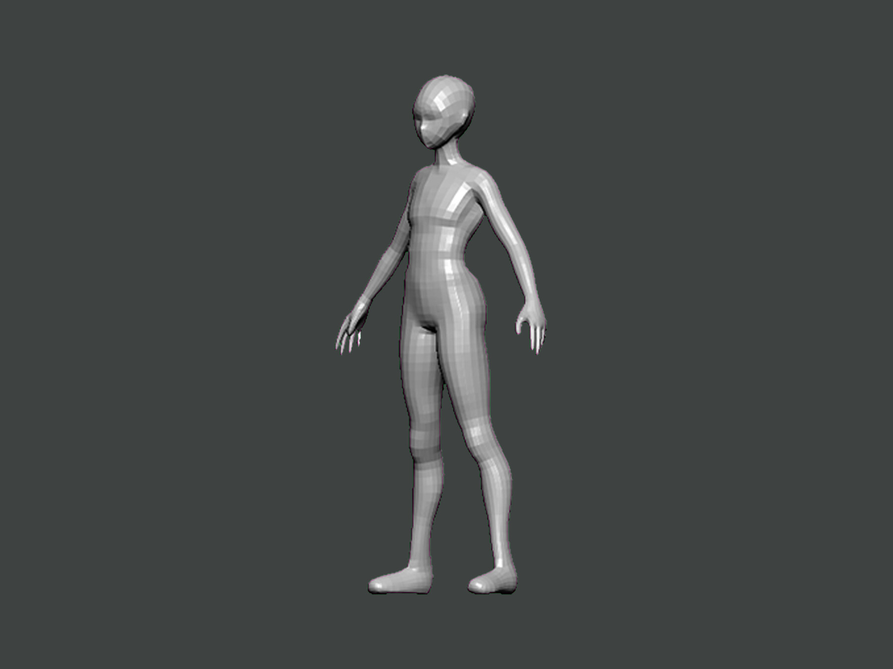 ArtStation - 3D Model-BASE MESH0001 | Resources