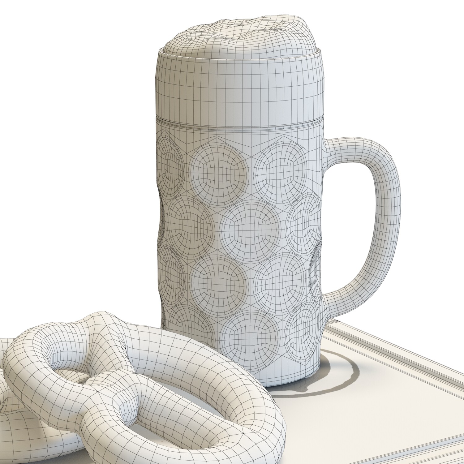Beer mug 3D model 3D printable