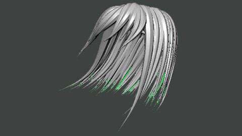 3D Model-HAIR0004