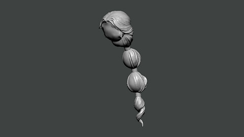 3D Model-HAIR0008