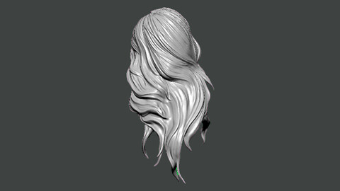 3D Model-HAIR0015