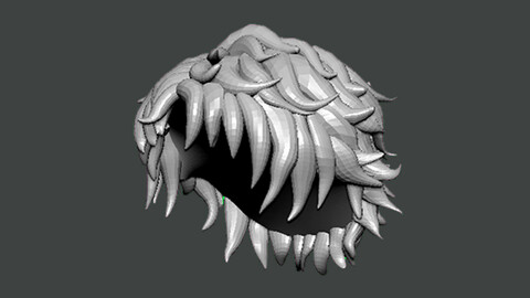 3D Model-HAIR0020