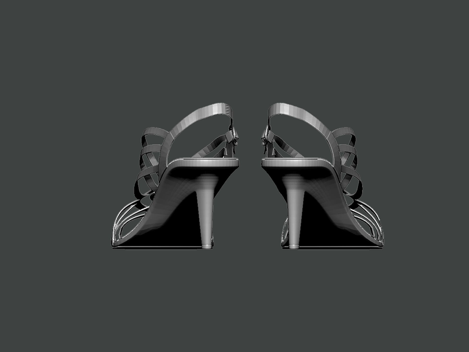 zbrush sculpting womens shoes
