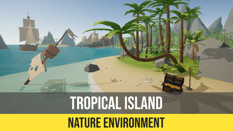 Nature Environment : Tropical Island - Asset for Unity 3D, Map and Models