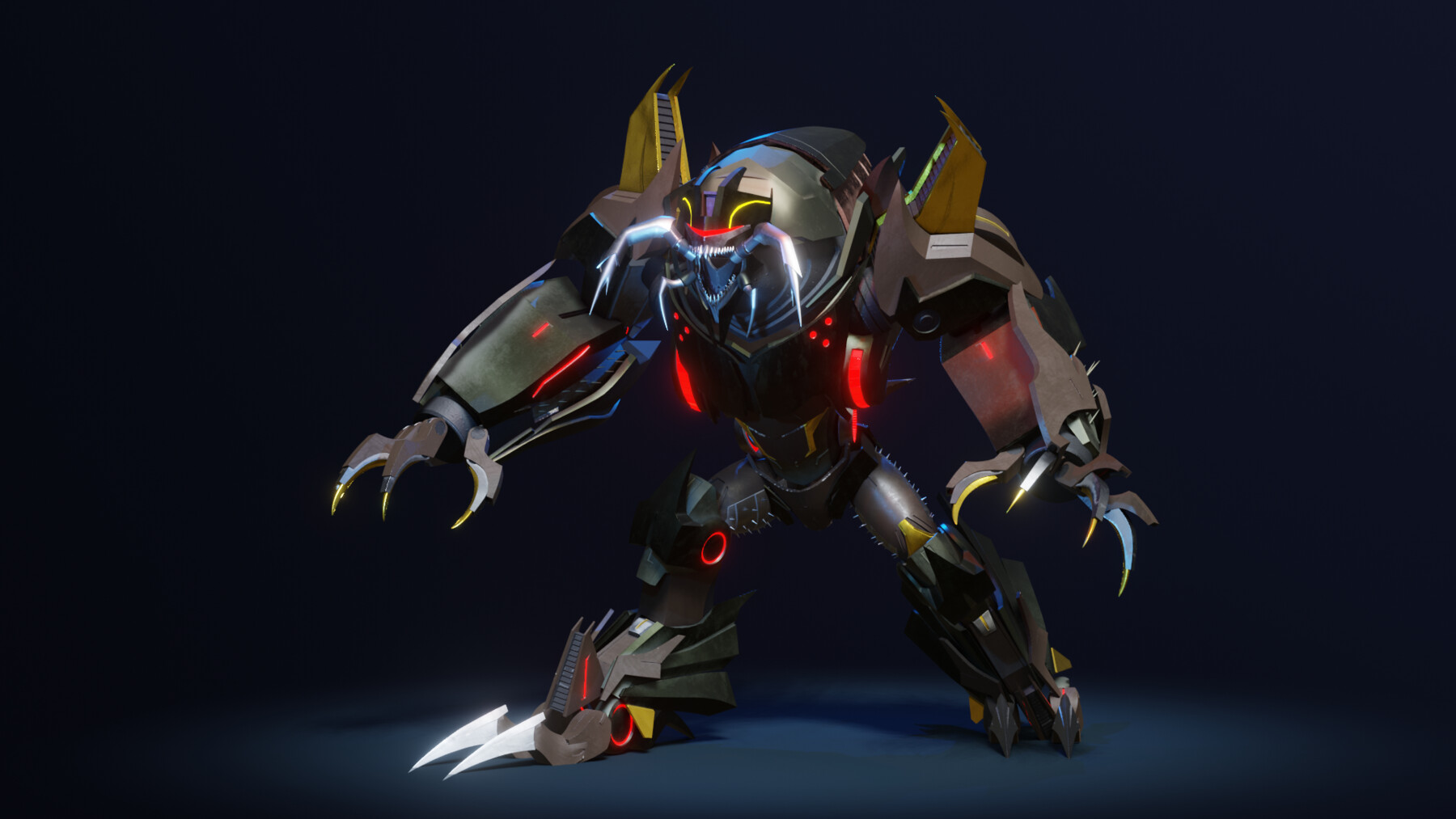 ArtStation - Knockout Transformers Prime 3D Character Rig