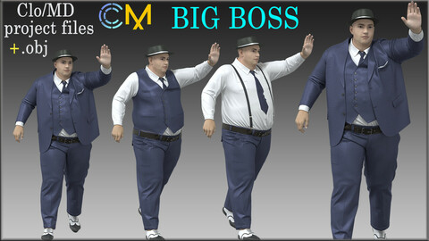 Big Boss / Marvelous Designer, Clo3d project
