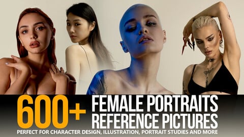 600+ Female Portraits Reference Pictures