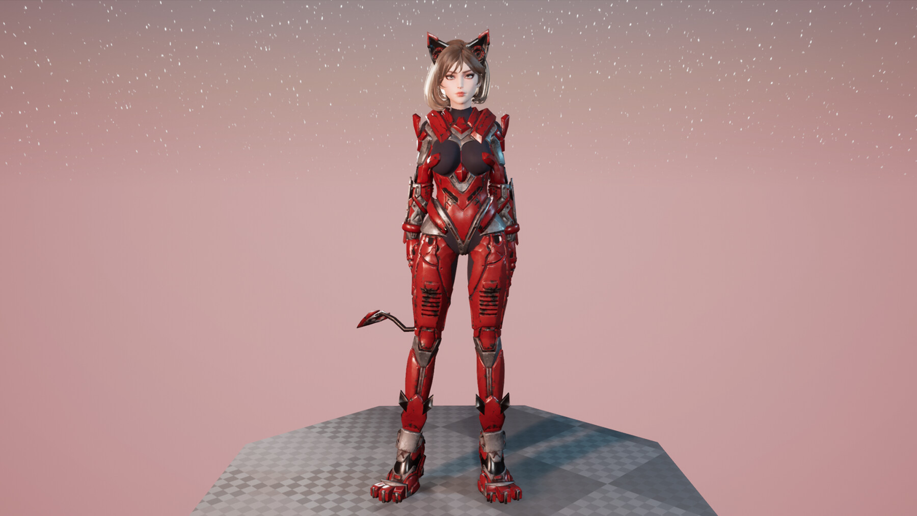 ArtStation - Mechanic Catgirl