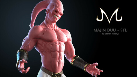 Majin Buu from Dragon Ball Z - 3D Printable STL