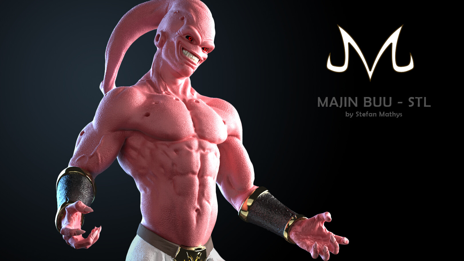 3D file Majin Buu (Dragon Ball Z) 🐉・3D print design to download