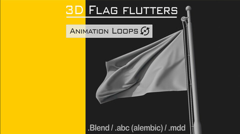Flag flutters - Animation Loops