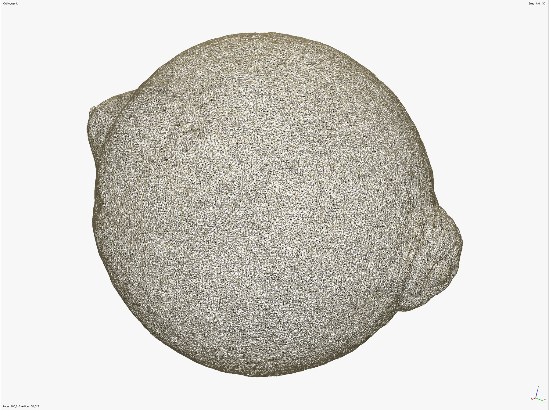 ArtStation - LEMON FRUIT 3D MODEL - LOW POLY \ HIGH POLY - CROSS ...