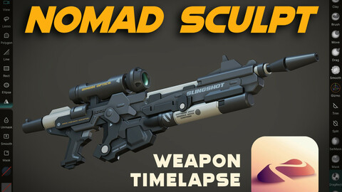 Nomad Sculpt - weapon time-lapse