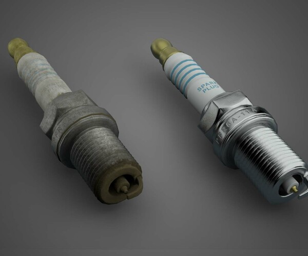 ArtStation Spark Plug Game Assets
