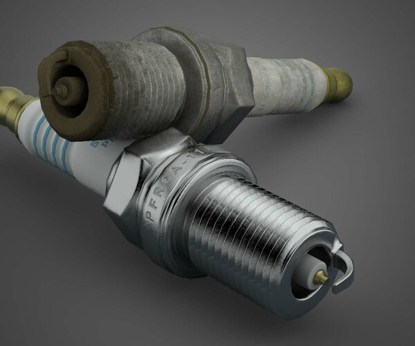 ArtStation Spark Plug Game Assets