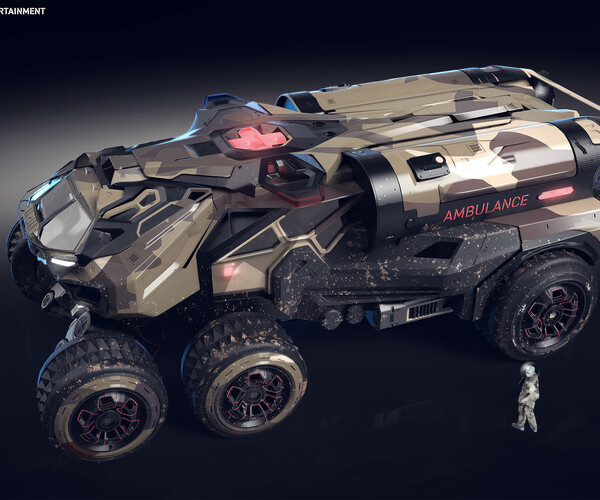 ArtStation - Vehicle design in 3D for entertainment | by Darko Markovic ...