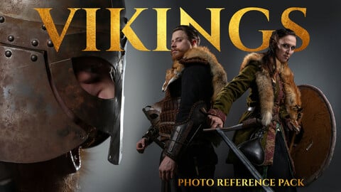 Vikings Photo Reference Pack for Artists 460 JPEGs