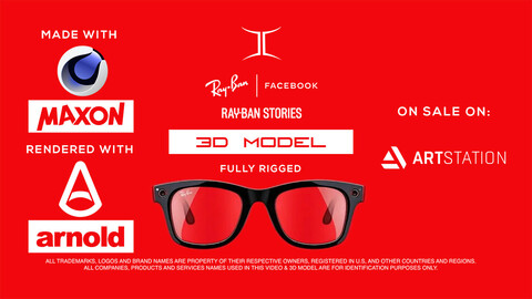 ArtStation - Ray-Ban Stories Smart Glasses 3D Model - only Case | Resources