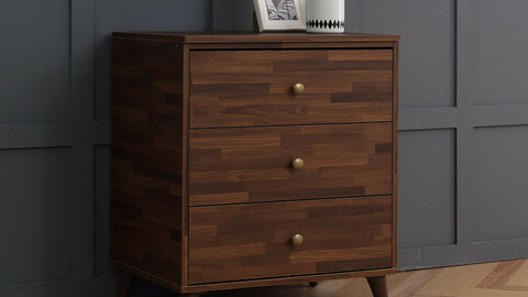 Puzzle 600 3-tier chest of drawers