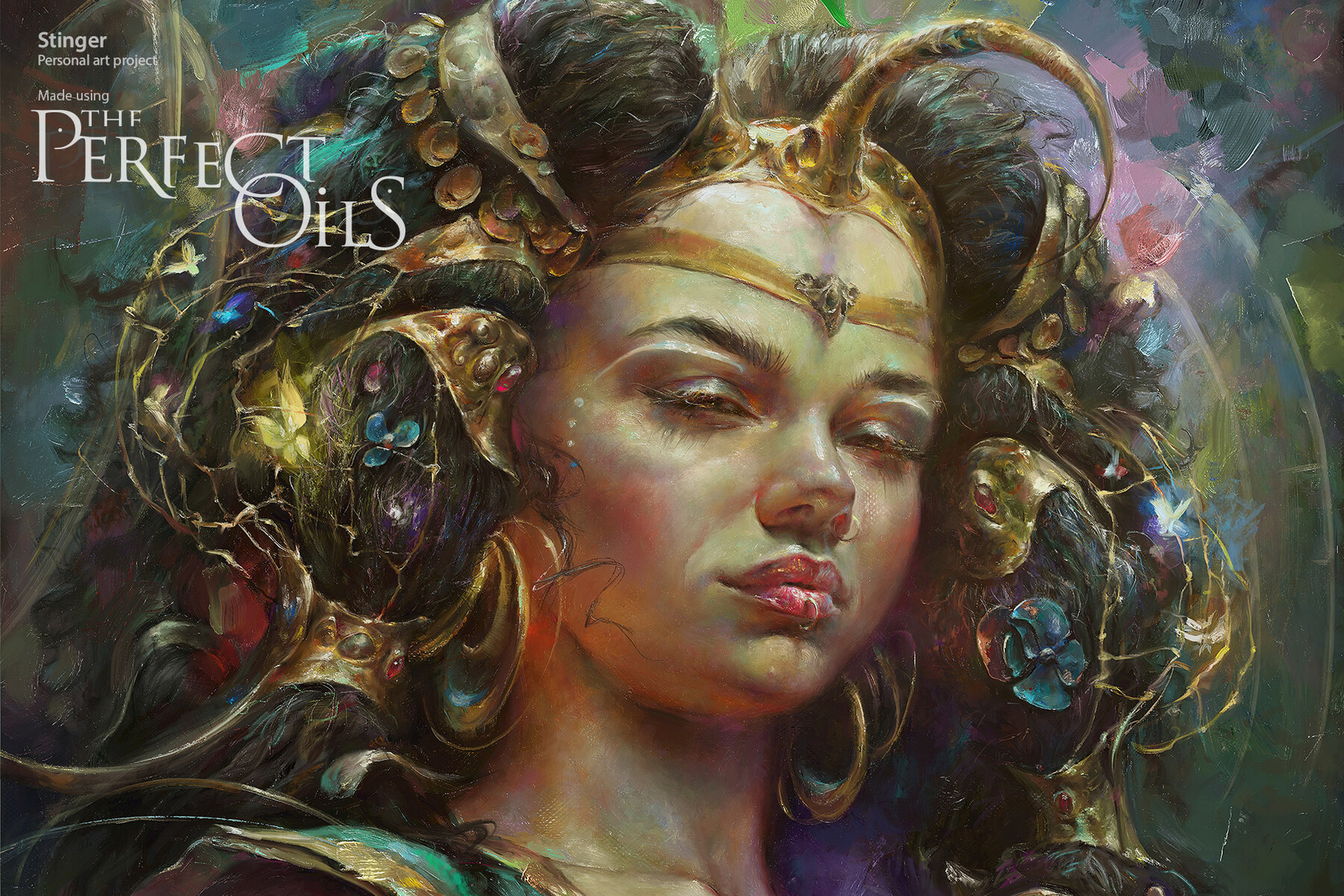 ArtStation The Perfect Oils for Procreate 87+ oil painting realistic