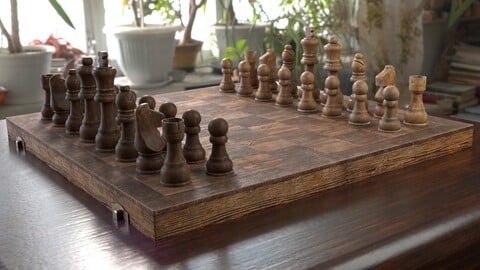 Chess Set WORN & NEW
