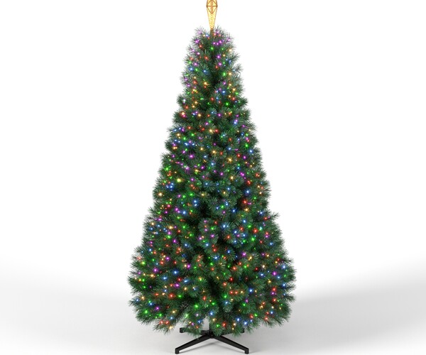 ArtStation TreeChristmas Tree 9 feet With Multicolor Lights Resources