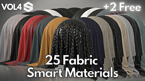 25 Fabric smart materials + 2 free #Vol.4